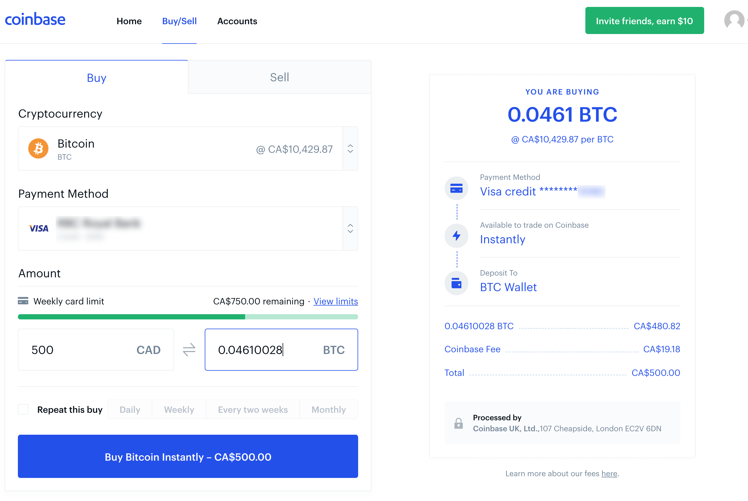 How To Buy BitCoin On Coinbase - The Easiest & Quickest ...